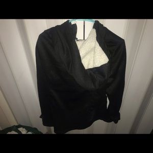 Black Fuzzy Fall/Winter Coat